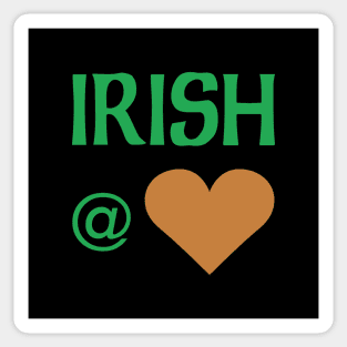 Irish At Heart Sticker